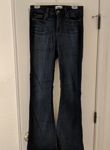 Paige dark flare jeans